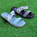 Dotted bows slides (Posh) - Thousand Slippers