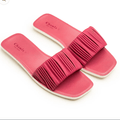 Textured flat slippers - Thousand Slippers