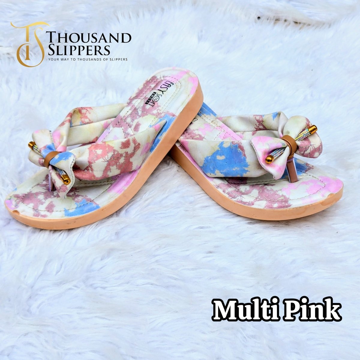 Marshmallow Cushioned flipflops - Thousand Slippers