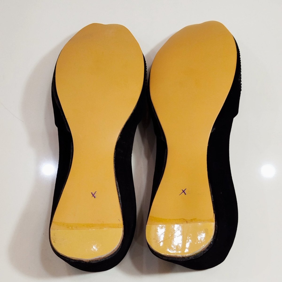 All black embroided velvet khussa for girls - Thousand Slippers