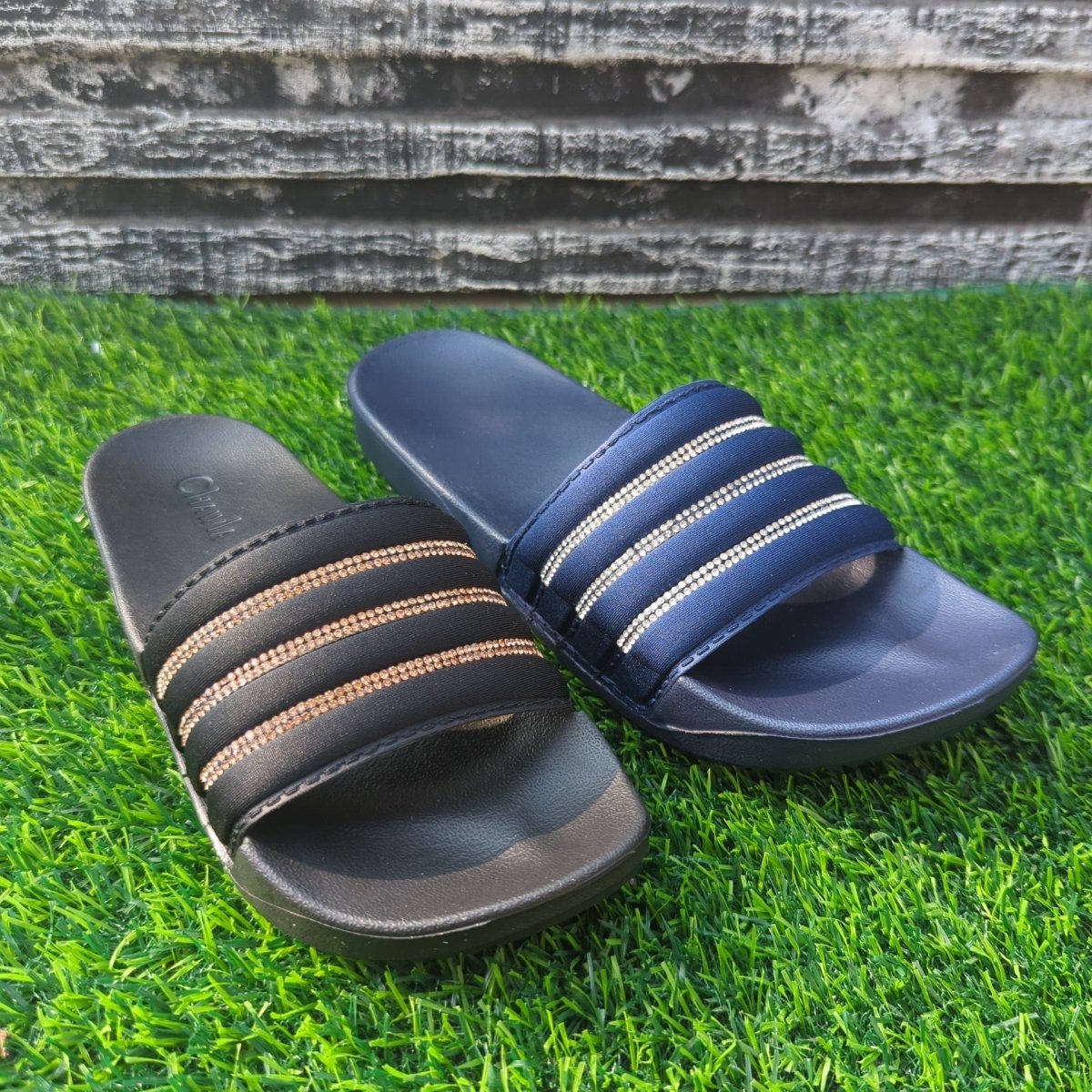 Soft waterproof medicated slides for girls (5299 mash) - Thousand Slippers