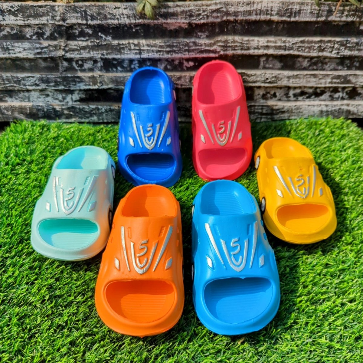 Kids soft waterproof car slippers (Any random color) - Thousand Slippers
