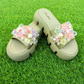 Crystal Pearl Slippers - Thousand Slippers