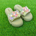 Crystal Pearl Slippers - Thousand Slippers