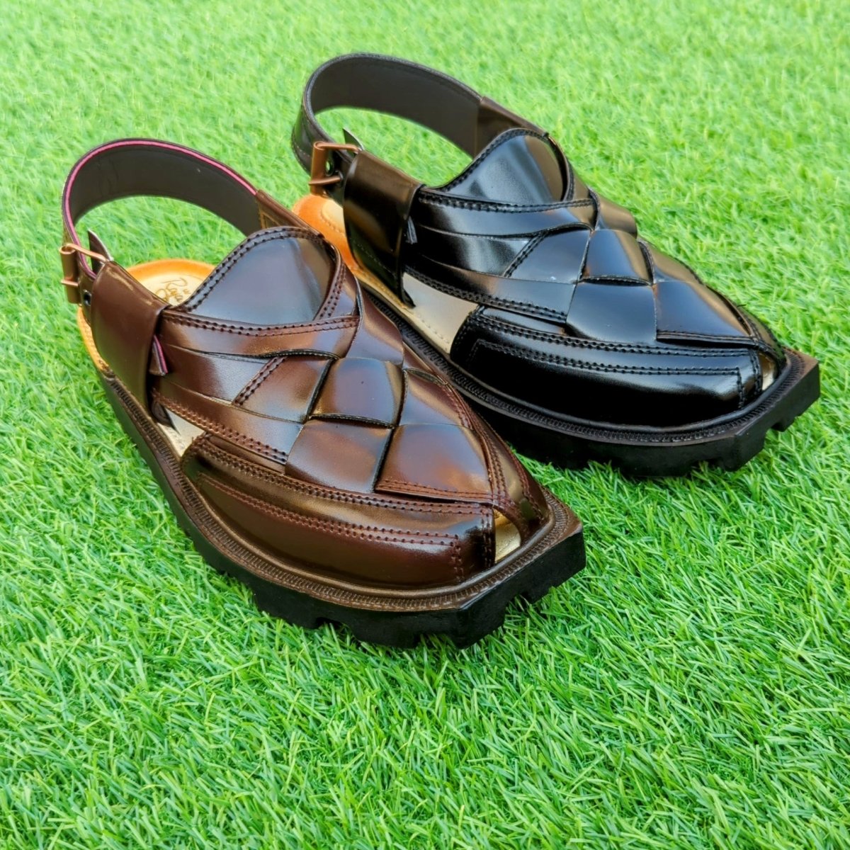 Cuts in peshawari norozi - Thousand Slippers