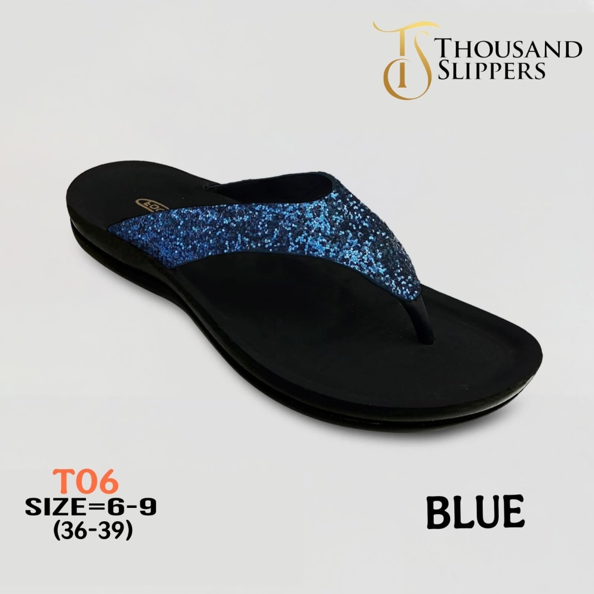 Glimmer medicated flipflops (t06) - Thousand Slippers