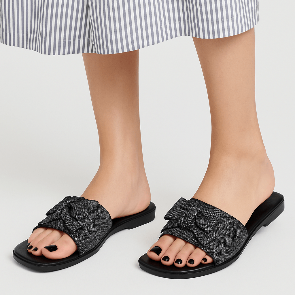 Flat bow style slippers (Limited Edition) - Thousand Slippers