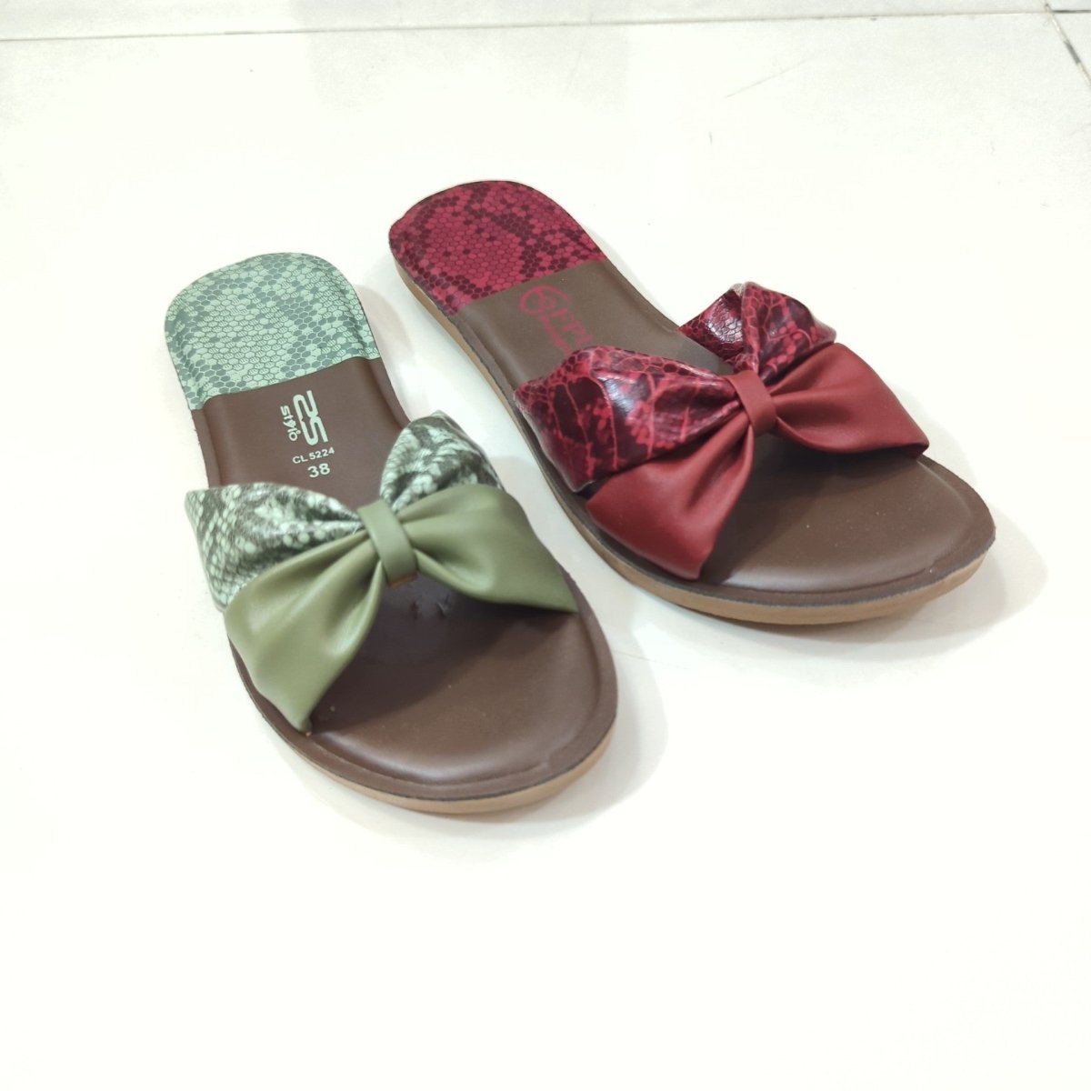 Ladies soft lightweight pu slippers (Fpu) - Thousand Slippers