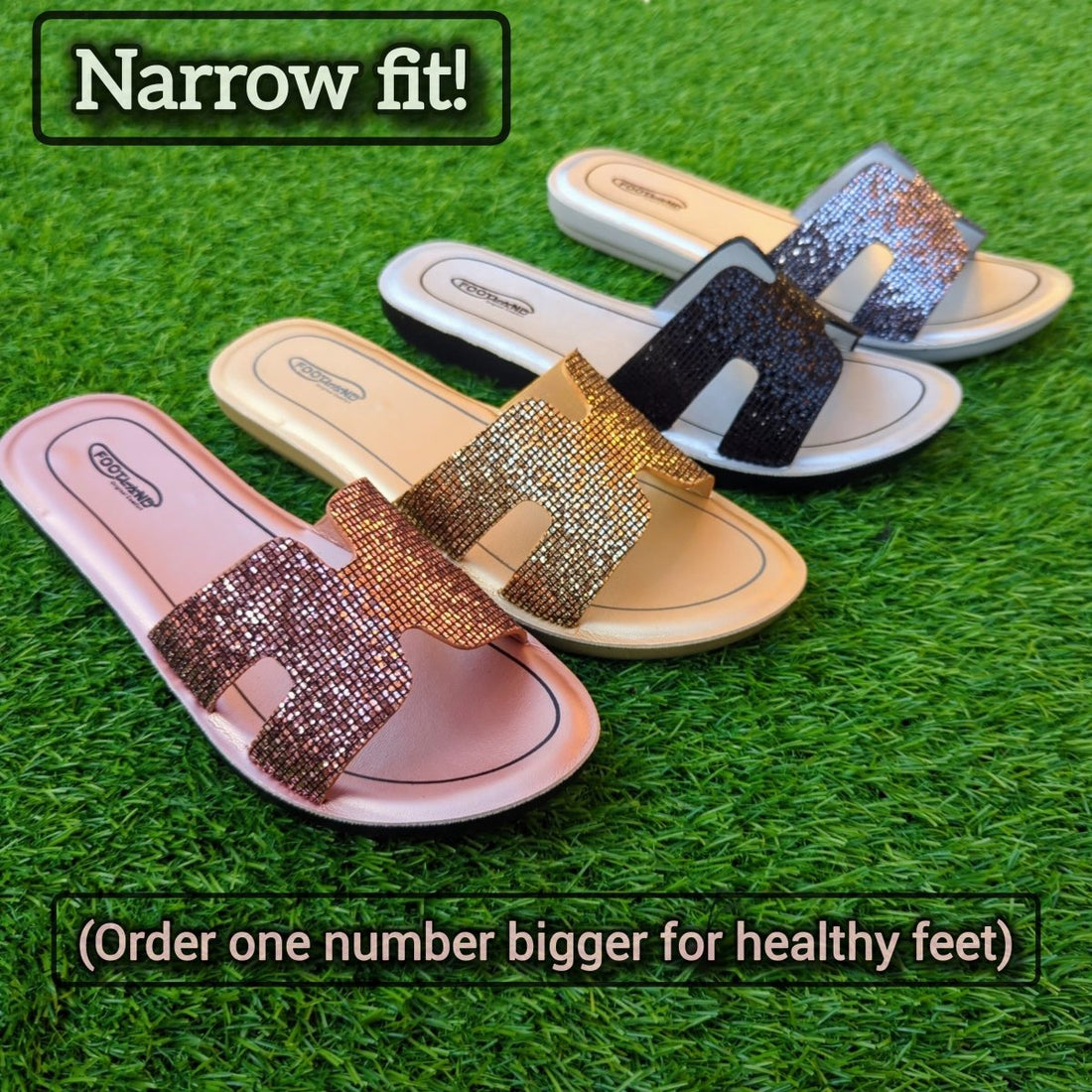 Fancy Feet medicated slippers for ladies (d3) - Thousand Slippers
