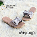 Flat bow style slippers (Limited Edition) - Thousand Slippers