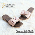 Flat bow style slippers (Limited Edition) - Thousand Slippers