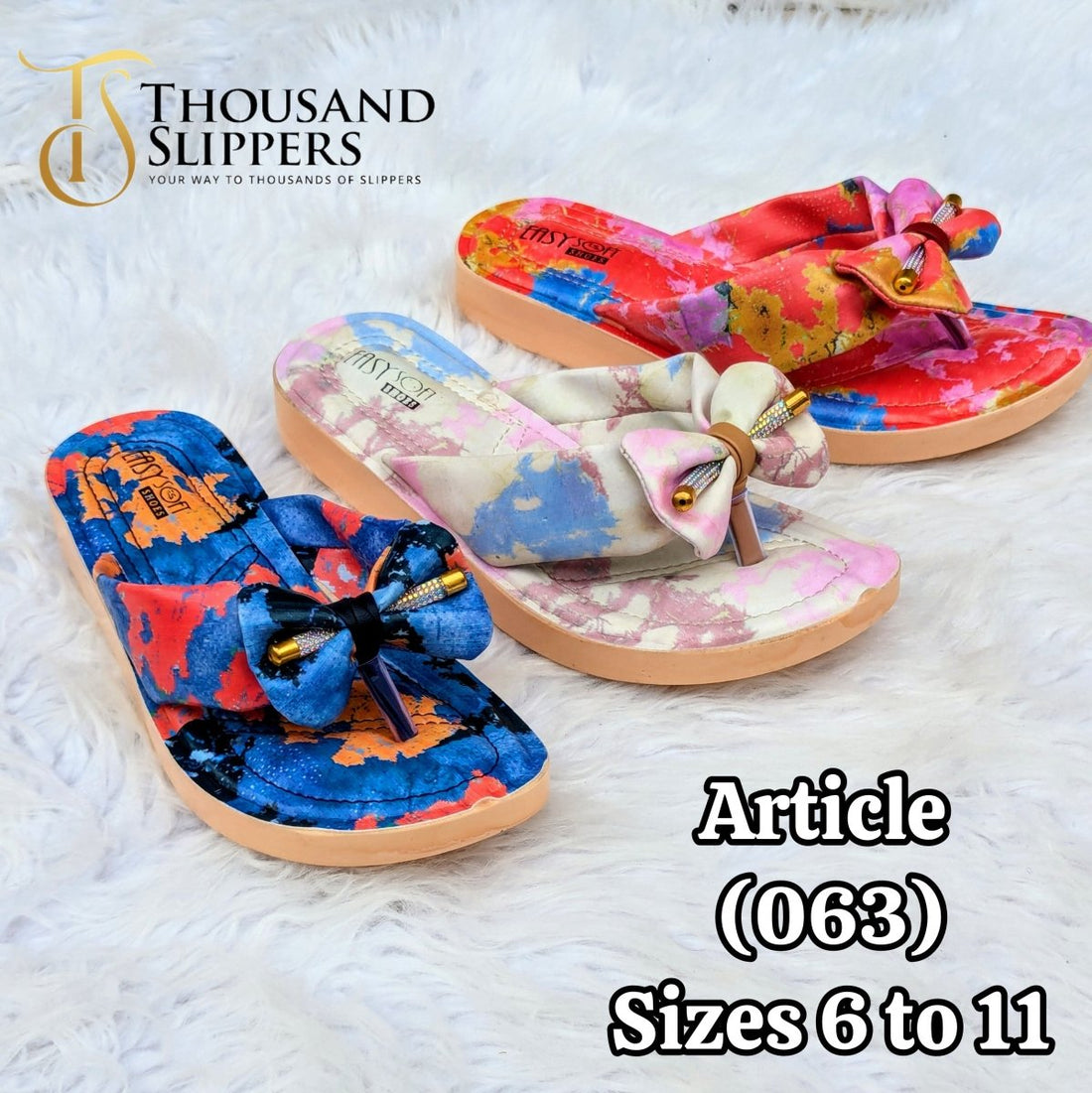 Marshmallow Cushioned flipflops - Thousand Slippers