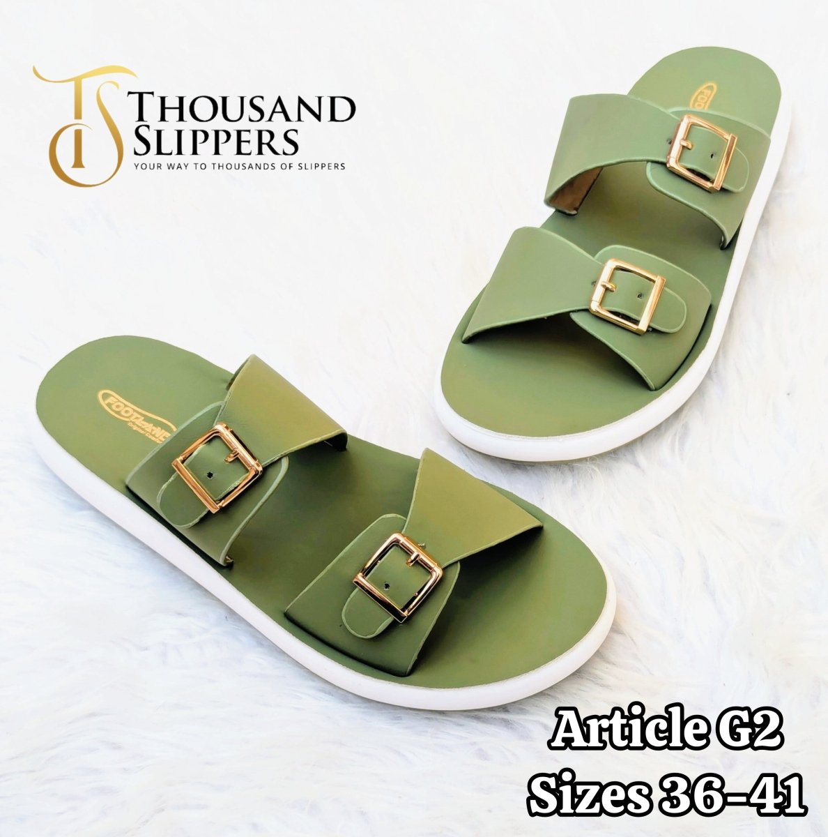 Sky Walk Medicated Slides for females (G2) - Thousand Slippers