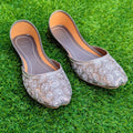 Grey Gola Khussa - Thousand Slippers