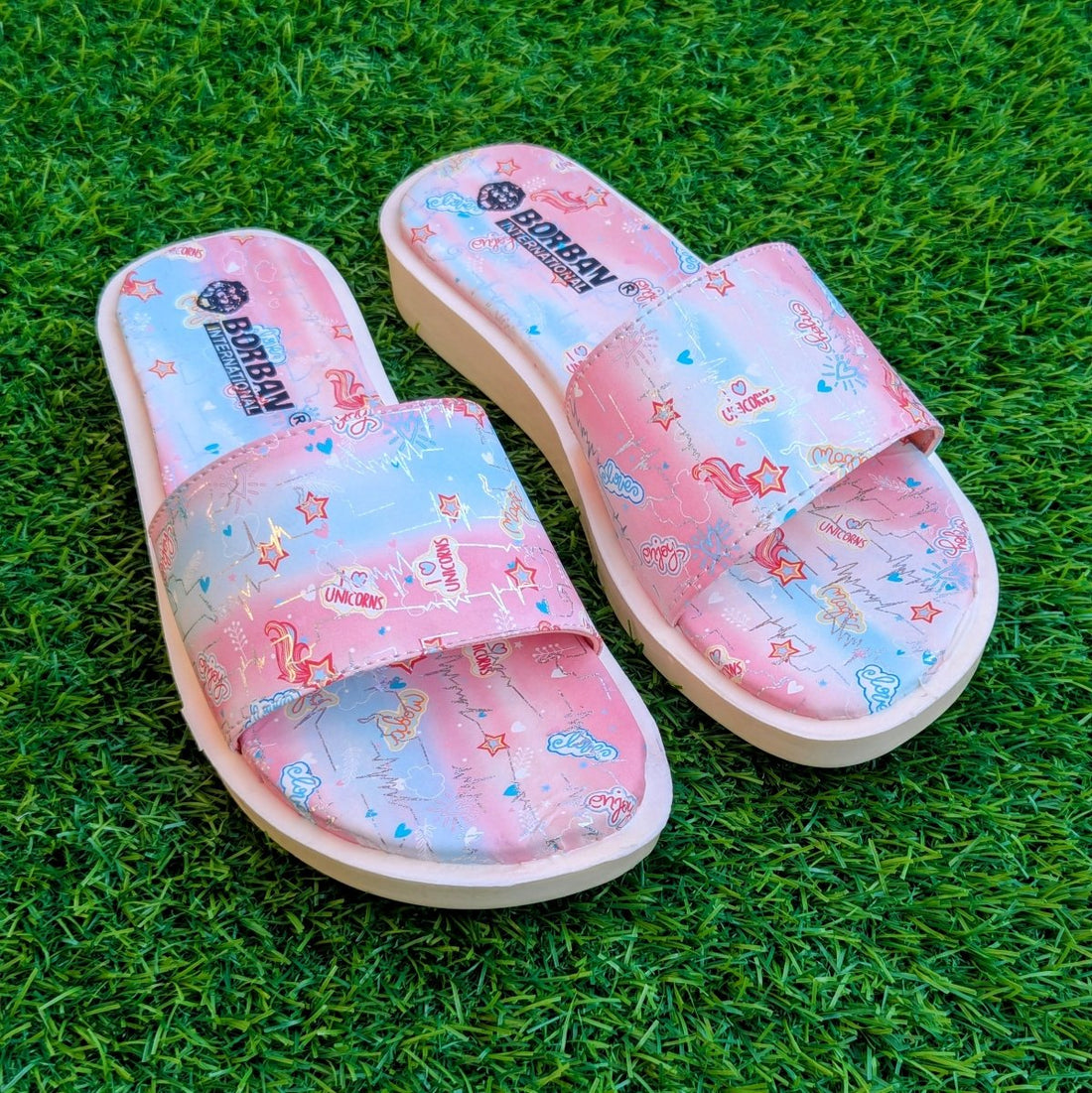 Stylish pinky women slippers (a41) - Thousand Slippers