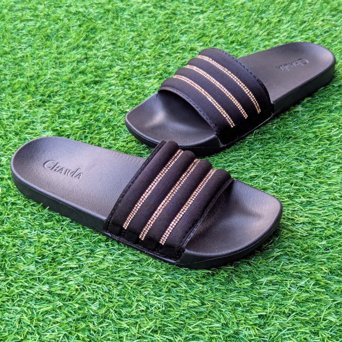 Soft waterproof medicated slides for girls (5299 mash) - Thousand Slippers