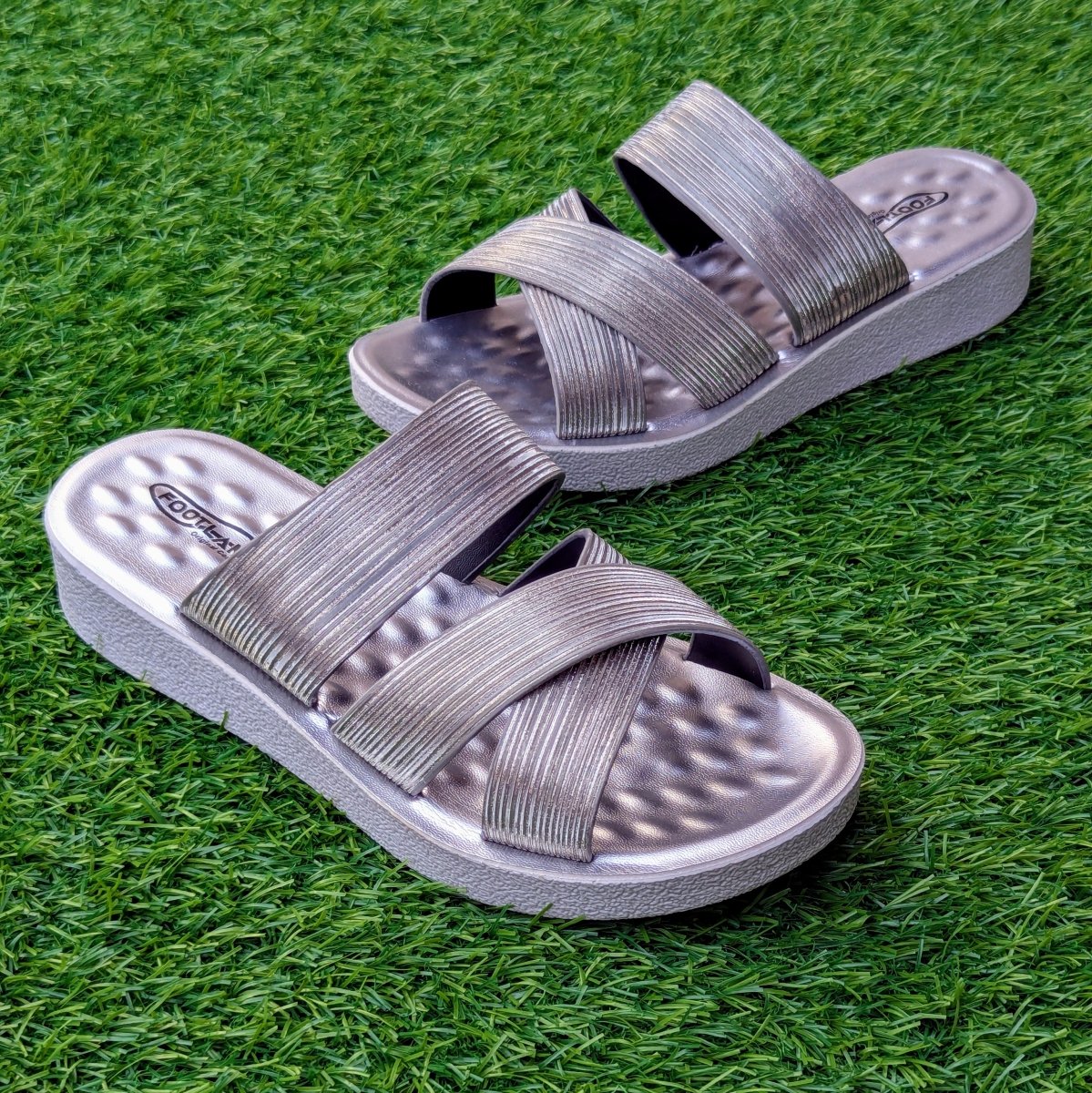 Comfortable Cross Straps Fancy Slipper for Females (s2) - Thousand Slippers