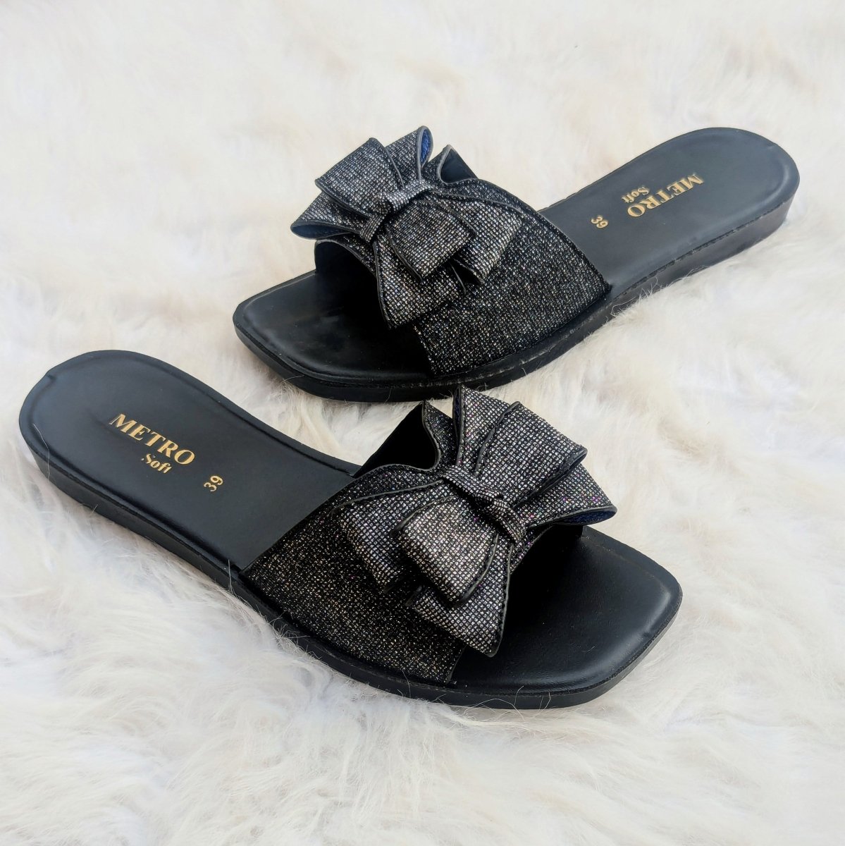 Flat bow style slippers (Limited Edition) - Thousand Slippers