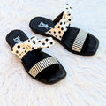 Dotted bows slides (Posh) - Thousand Slippers