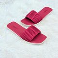 Textured flat slippers - Thousand Slippers