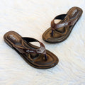 Medicated waterproof cushioned flip flops (c04) - Thousand Slippers