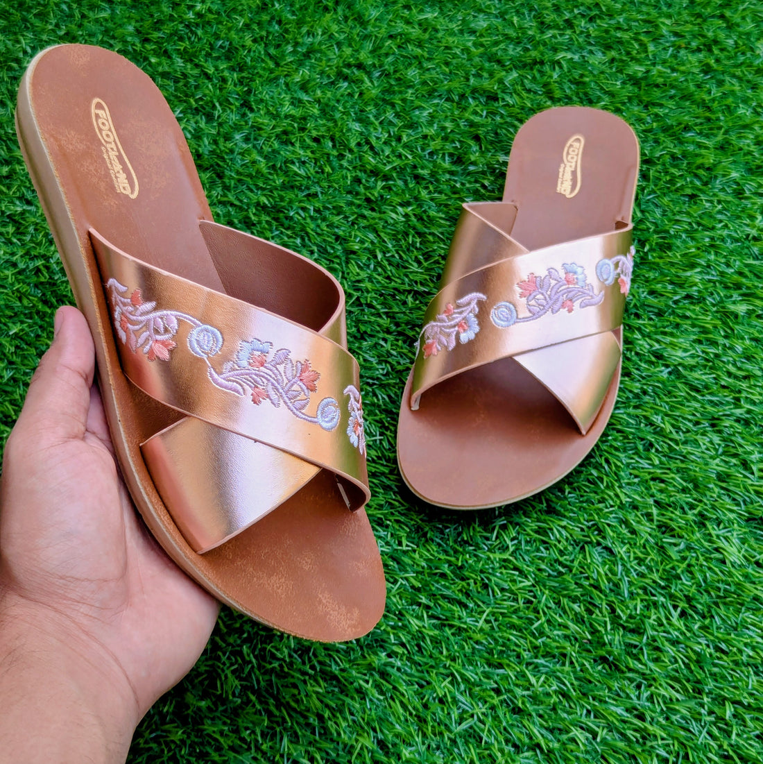 Garden Glint ultra soft slides (A04)