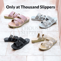 Comfortable Cross Straps Fancy Slipper for Females (s2) - Thousand Slippers