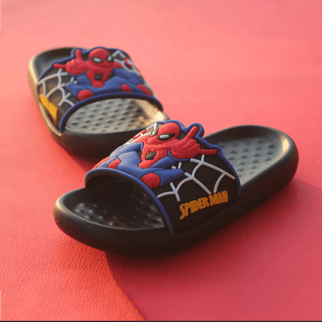 Spiderman slippers for small kids (Age 1 to 5/6 years, Random colors) - Thousand Slippers