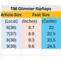 Glimmer medicated flipflops (t06) - Thousand Slippers