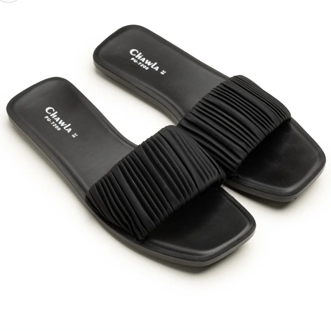 Textured flat slippers - Thousand Slippers