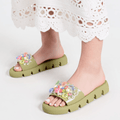 Crystal Pearl Slippers - Thousand Slippers