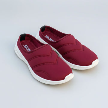 Soft backless canvas mules for females (Borg G13)