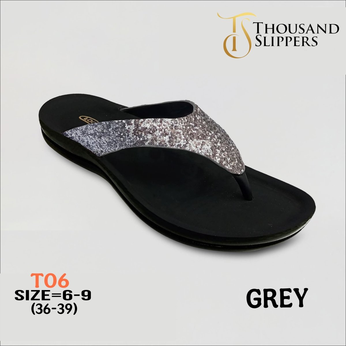 Glimmer medicated flipflops (t06) - Thousand Slippers