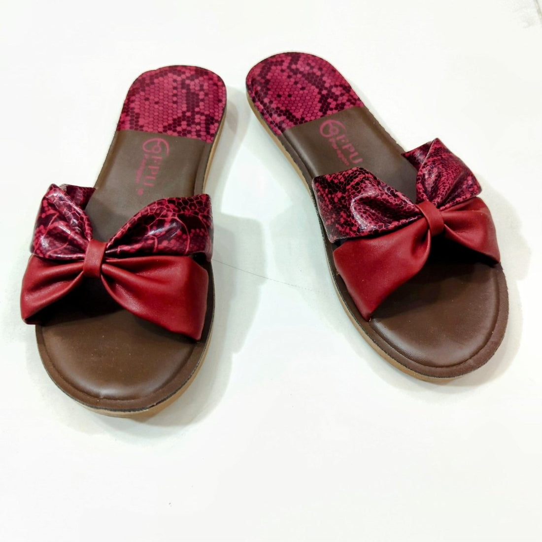 Ladies soft lightweight pu slippers (Fpu) - Thousand Slippers