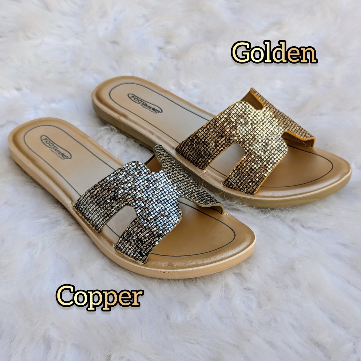 Fancy Feet medicated slippers for ladies (d3) - Thousand Slippers