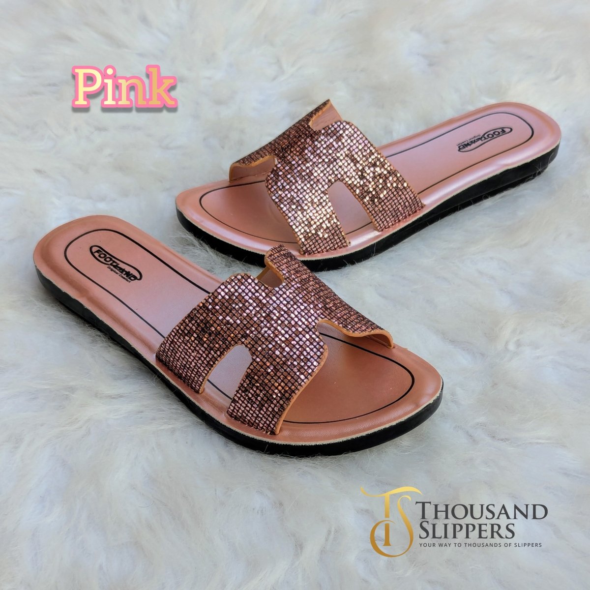 Fancy Feet medicated slippers for ladies (d3) - Thousand Slippers