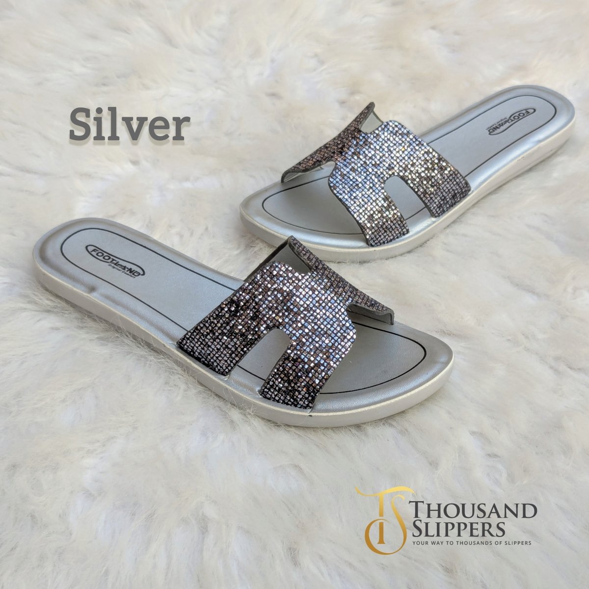 Fancy Feet medicated slippers for ladies (d3) - Thousand Slippers