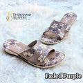 Floral charm slippers (Posh) - Thousand Slippers