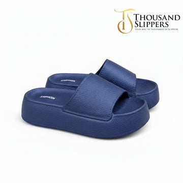 Plain Platform Slides for Girls (Komfit) Clearance Sale