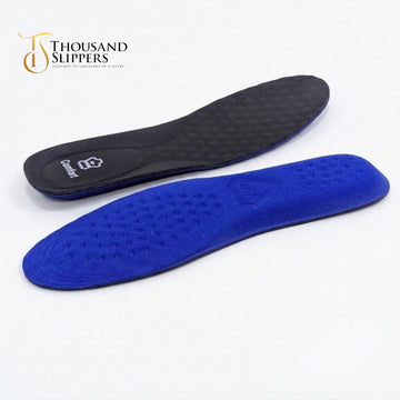 Royal Blue Leatherette Comfort Insoles