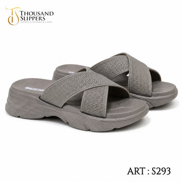 Skachers Soft Knit Style Females Slides (S293)
