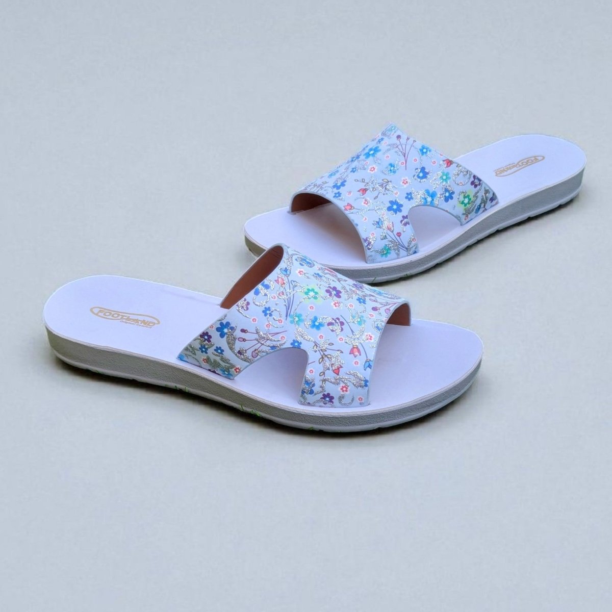 Floral bloom slides (f3) - Thousand Slippers