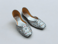 Silver khussa for girls - Thousand Slippers