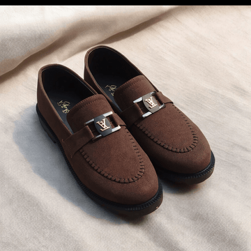 Brown loafer moza shoes for men - Thousand Slippers