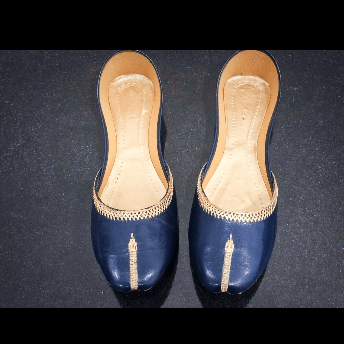 Blue Tilla Khussa - Thousand Slippers